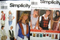 9616 9583 13 EZ VESTS,CONCHOS,PEPLUM,FRINGE 2 PATTERNS 12-16